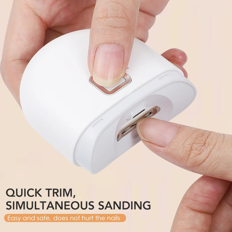 TryggTrim - Uppladdningsbar automatisk nageltrimmer