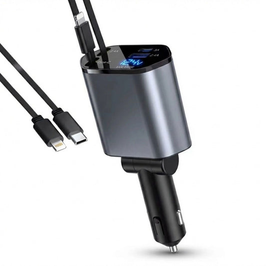 4-i-1 Billaddarе Pro — Snabb laddning i bilen