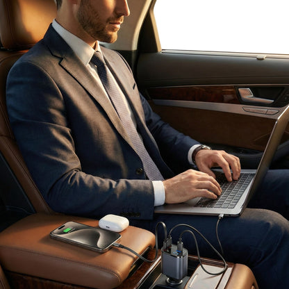 4-i-1 Billaddarе Pro — Snabb laddning i bilen