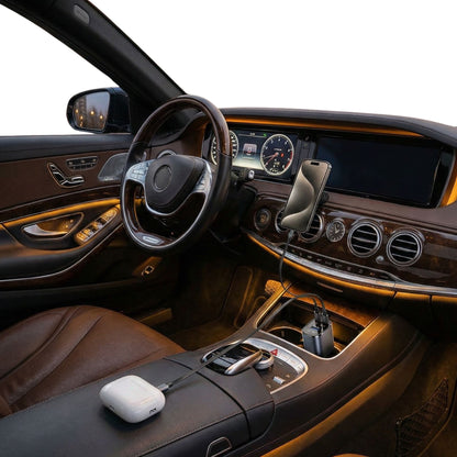 4-i-1 Billaddarе Pro — Snabb laddning i bilen