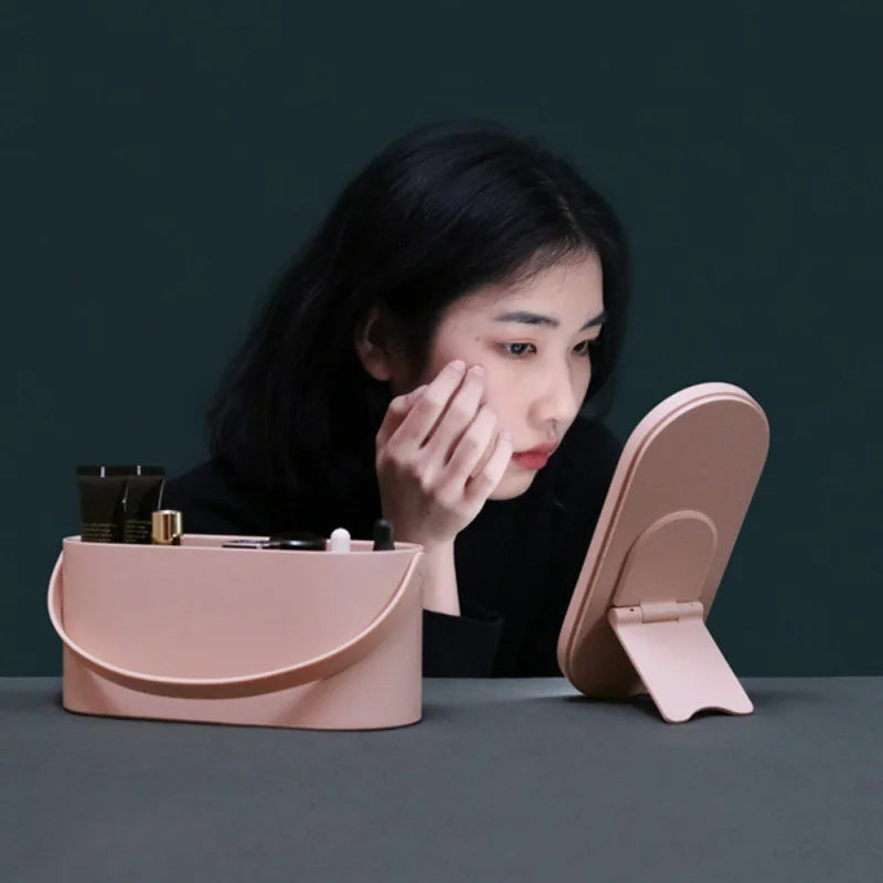 GlowCase - Travel Portable Makeup Organizer Box With LED