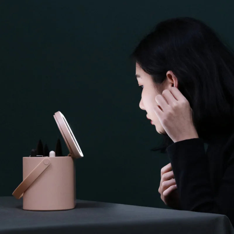 GlowCase - Travel Portable Makeup Organizer Box With LED