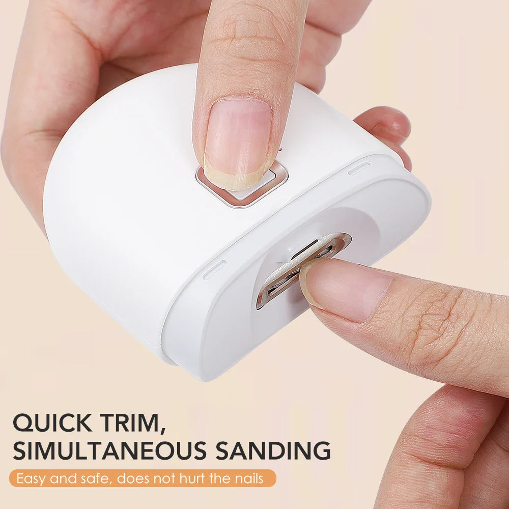 TryggTrim - Uppladdningsbar automatisk nageltrimmer