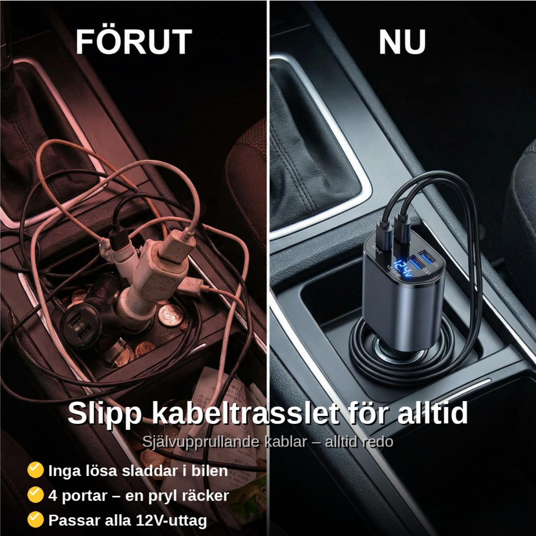 ONE4 Drive — Snabb laddning i bilen