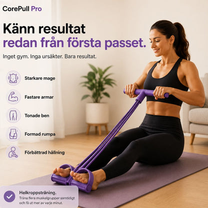 CorePull Pro – Träna hela kroppen hemma på 15 minuter om dagen