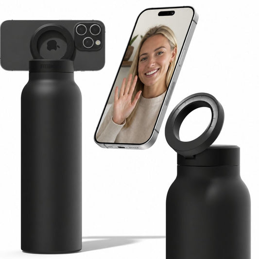 MagBottle Pro – Vattenflaska med inbyggd MagSafe-telefonhållare