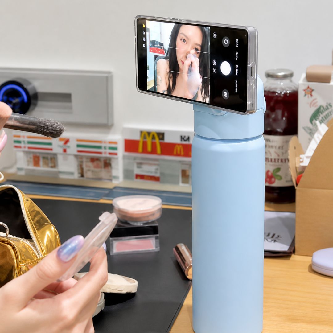 MagBottle Pro – Vattenflaska med inbyggd MagSafe-telefonhållare