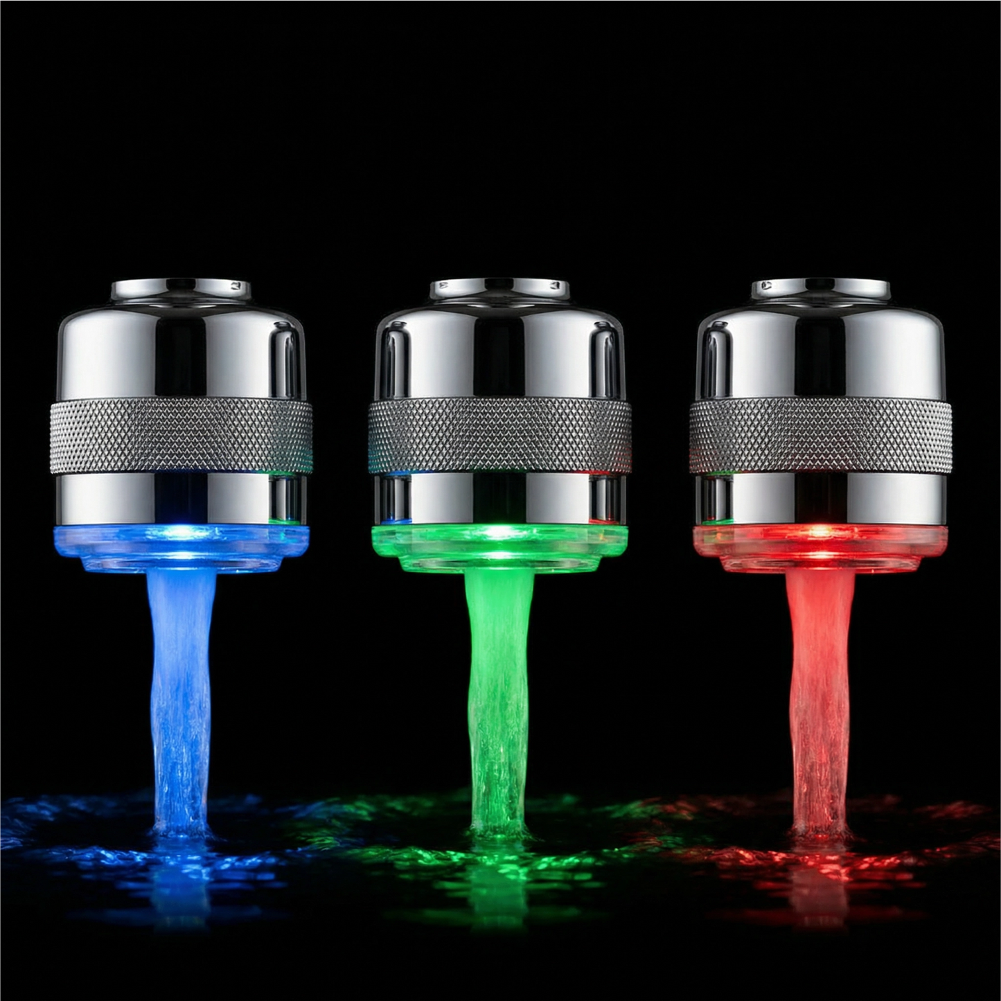 GlowTap LED Kranmunstycke - Se när vattnet är för varmt innan det gör ont